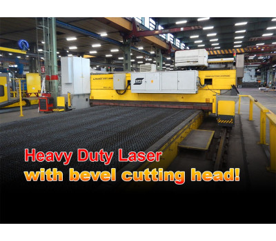 Esab Trumpf, Heavy Duty bevelcut laser 24 x 6 meter