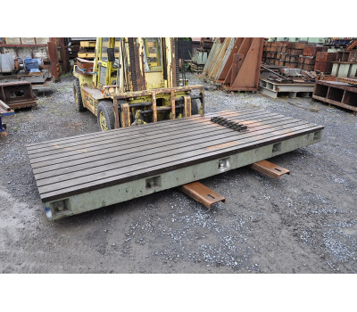 T-slot Table, 6000 x 2230 x 400 mm