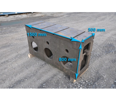 Clamping block, 1500 x 800 x 500 mm