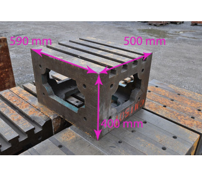 Clamping bloc, 590 x 500 x 400 mm