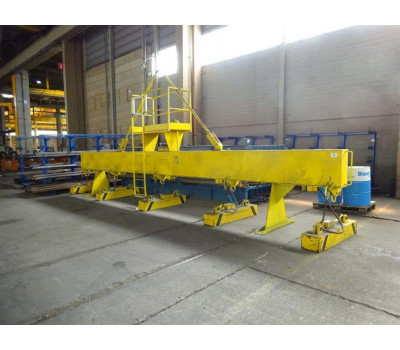 Demag magnetic plate hoist, 15 ton