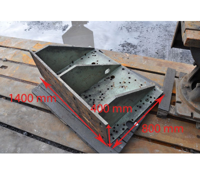 Clamping bracket, 1400 x 800 x 400 mm