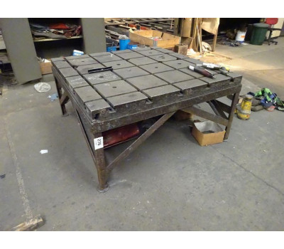 Welding table, 1500 x 1500 x 750 mm