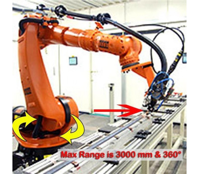 Trumpf - Kuka, YAG laser beam welding robot