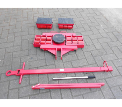 Trolley system, for moving machinery 24 ton