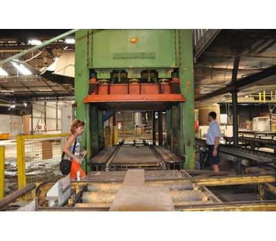 Becker panel press, 650 ton