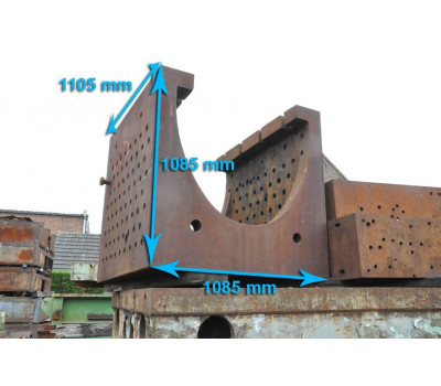 Clamping bloc, 1105 x 1085 x 1085 mm