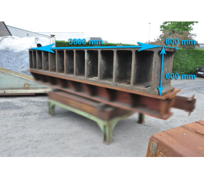 Clamping bloc, 3800 x 600 x 600 mm