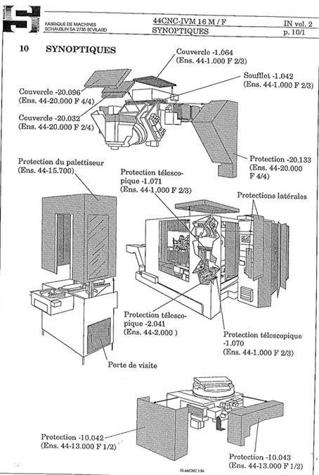 Schaublin, 44 CNC X:520 - Y:520 - Z:420mm