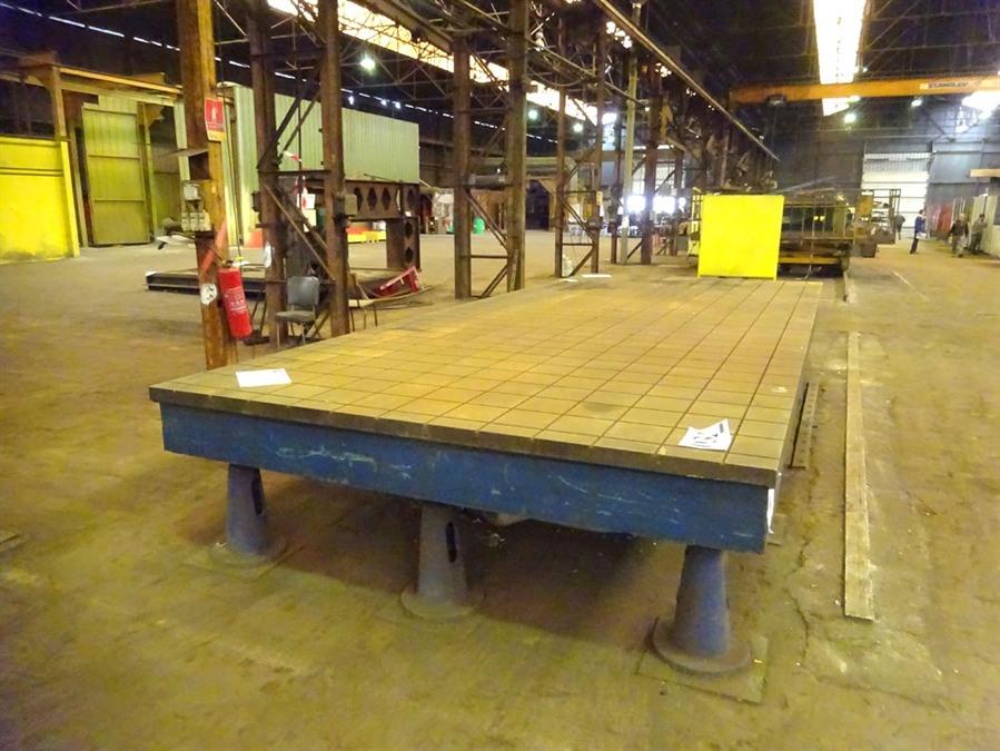 Welding table, 6000 x 2400 mm