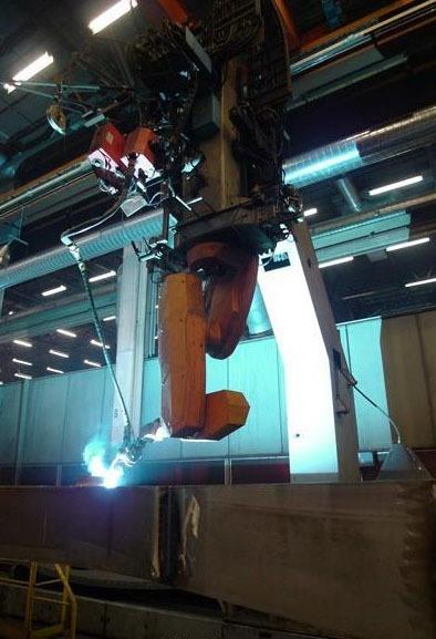 Cloos Romat 310, welding robot for big pieces