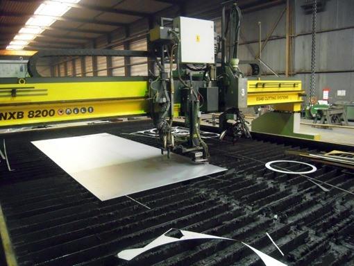 Esab Numorex NXB 8100, Plasma CNC + 5 axes beveling