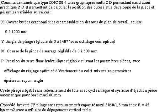 Favrin P3H, 3000 x 3 mm CNC