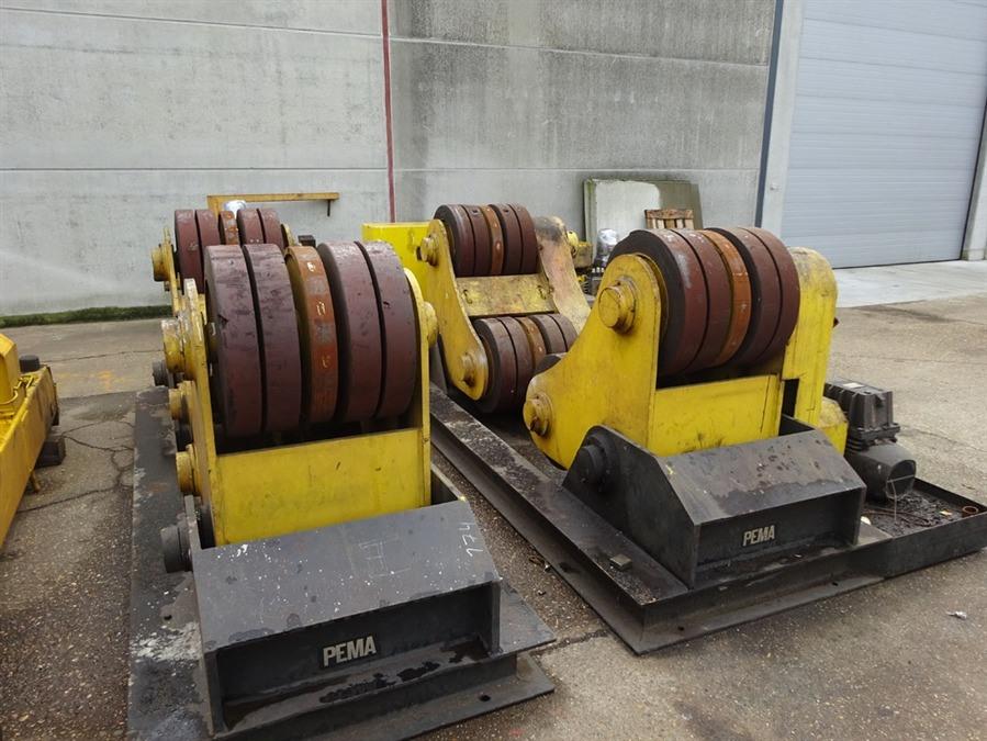 Esab Pema turning gear, 120 ton