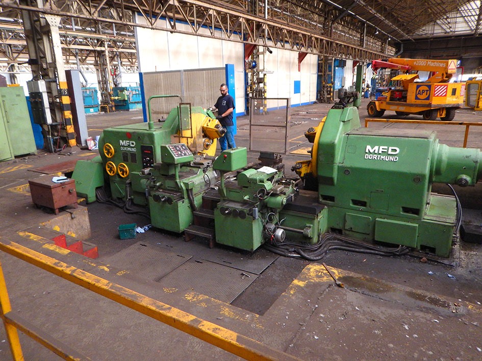 MFD, DRH II 110K train wheel lathe