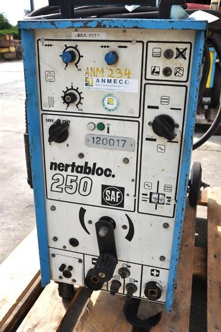 Saf Nertabloc, 250 amp TIG