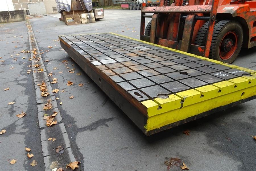 T-slot Table, 5000 x 1750 mm