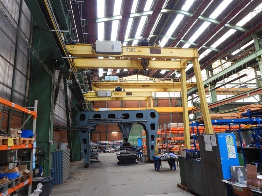 Demag semi-portal, 7,5 ton x 7500 mm