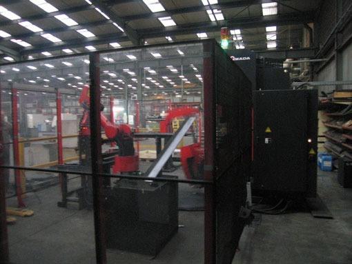 Amada, Astro 100T x 3220 CNC Robot bending Cell