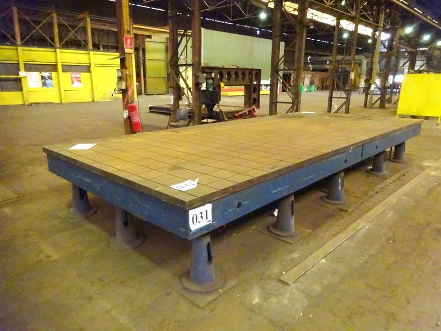 Welding table, 6000 x 2400 mm