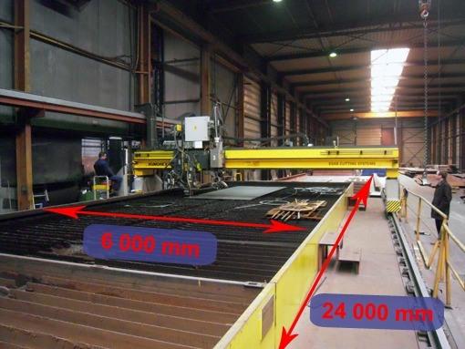 Esab Numorex NXB 8100, Plasma CNC + 5 axes beveling