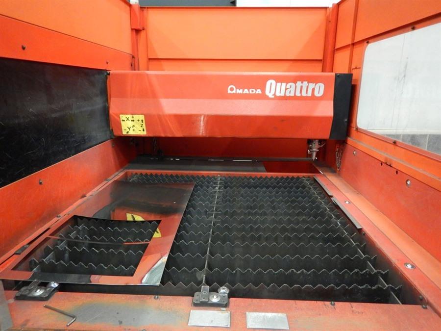 Amada Quattro laser, 1250 x 1250 mm