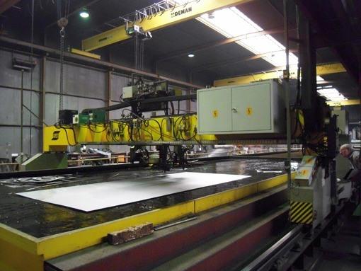 Esab Numorex NXB 8100, Plasma CNC + 5 axes beveling