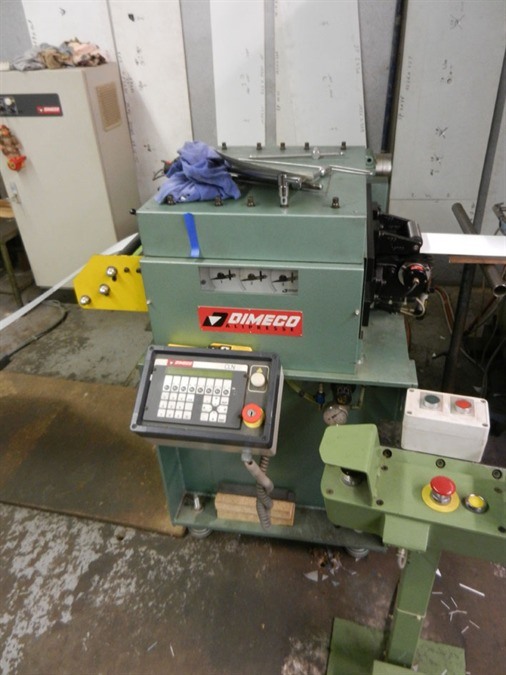 Dimeco decoil./ straight/ feeder, LVD punchpress