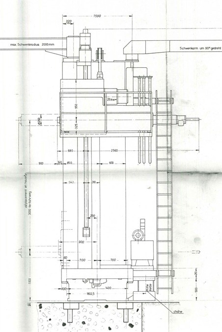 Kollman, CNC EL-G 120 - X:8000 - Y: 3000 - Z: 900 mm