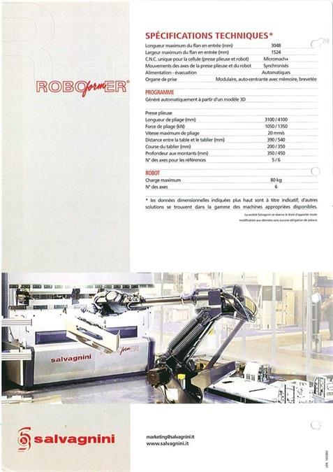 Salvagnini, Roboformer 135 т x 4100 CNC