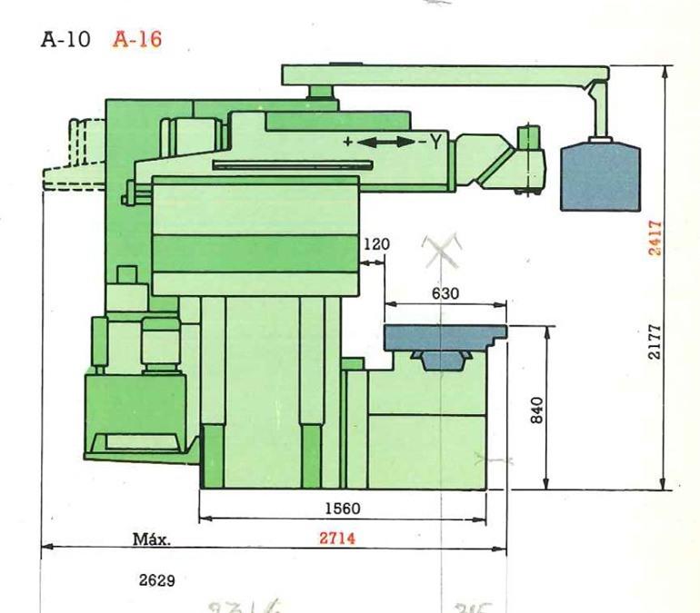 Correa A16, X: 1800 - Y: 800 - Z: 800 mm