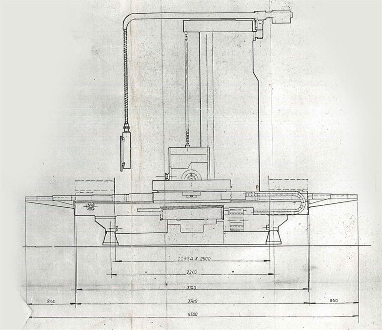 Pama ALB127, X: 2500 - Y: 1780 - Z: 1000mm CNC