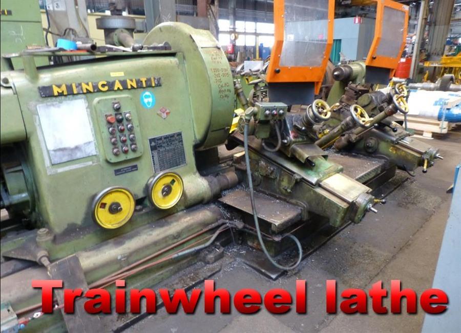 Minganti MTRC.1B, train/rail wheel lathe