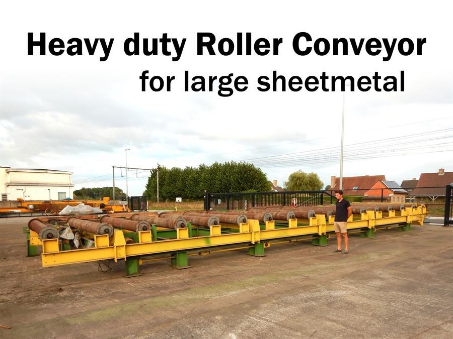 Heavy Duty Roller Conveyors, 3100 mm