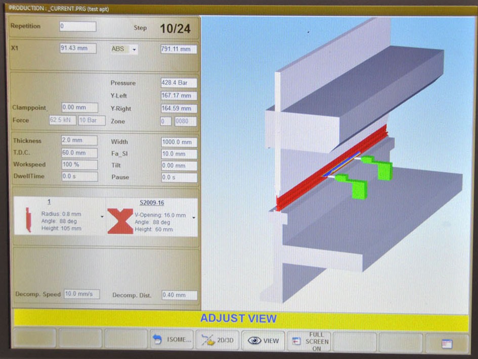 LVD PPEB-EQ, 80 т x 2500 мм CNC