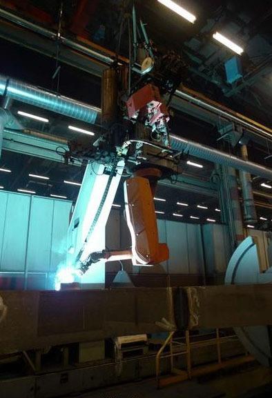 Cloos Romat 310, welding robot for big pieces