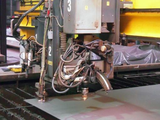 Esab Numorex NXB 8100, Plasma CNC + 5 axes beveling