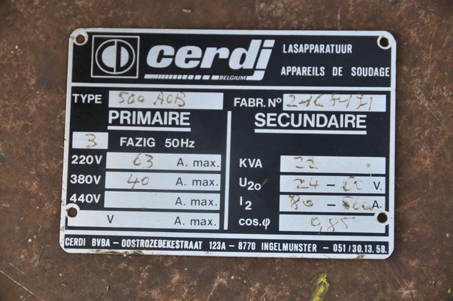 Cerdi, 560 amp