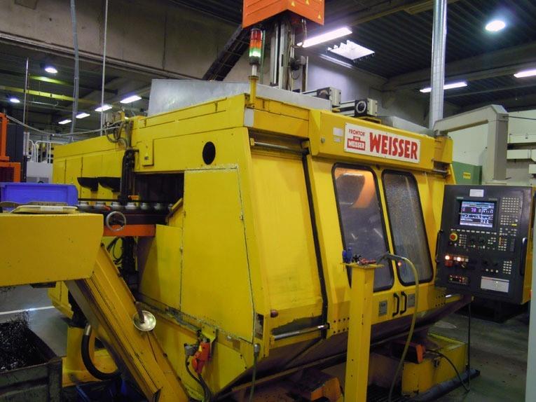 Weisser FR 23Q-2, Double spindle CNC Ø 355 x 430 mm