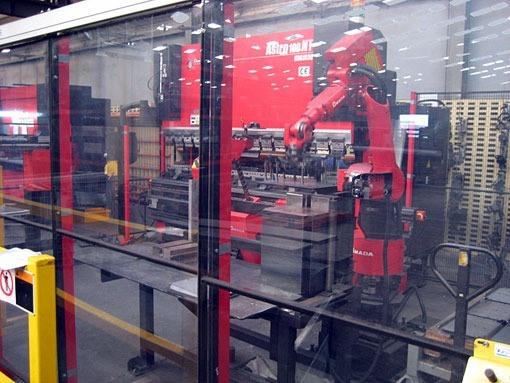 Amada, Astro 100T x 3220 CNC Robot bending Cell