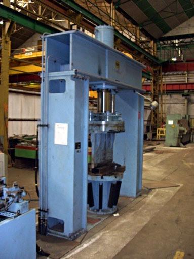 Quiri 150 ton, Dish end forming press