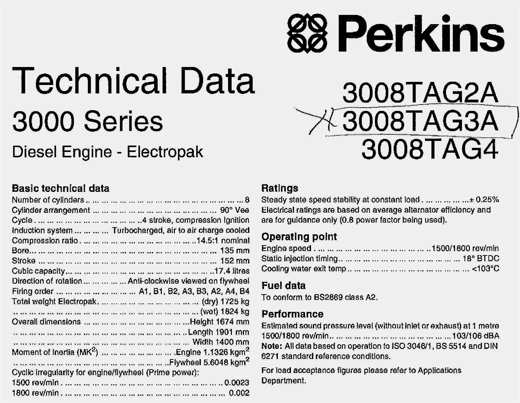 Caterpillar, Perkins V8 Generator 450 kVa