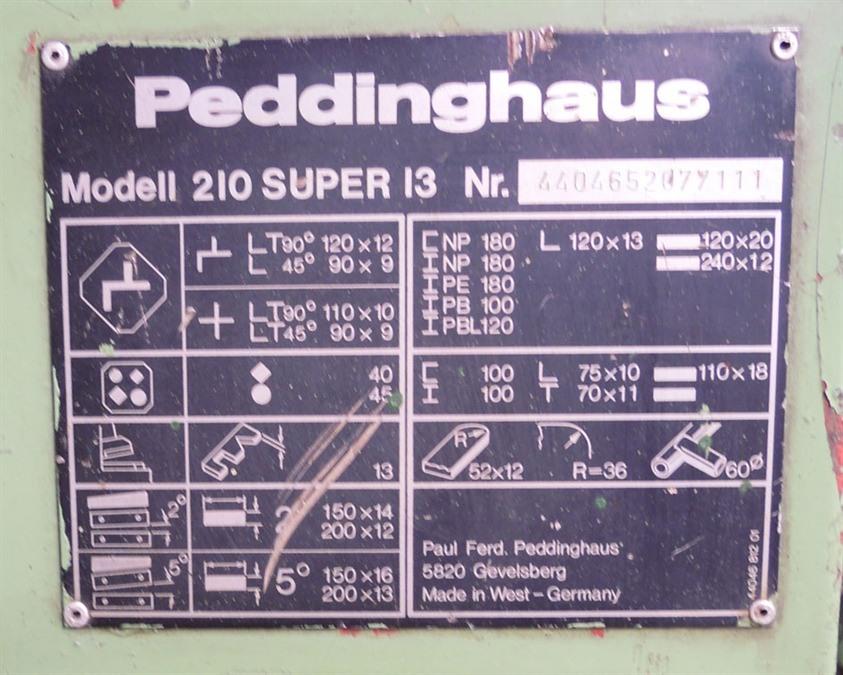 Peddinghaus, 210 Super 13 - 60 ton