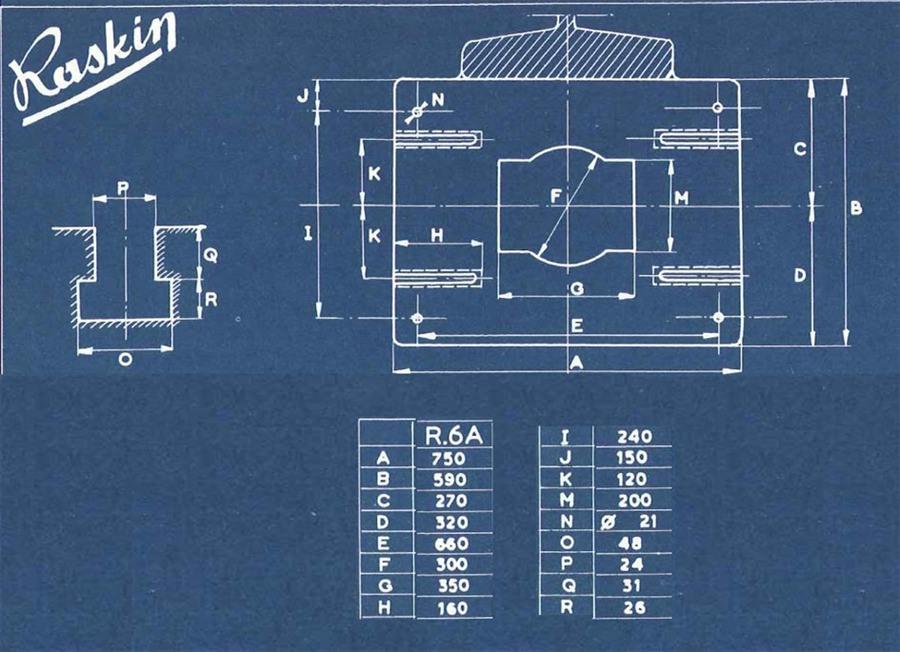 Raskin TR6a, 100 ton