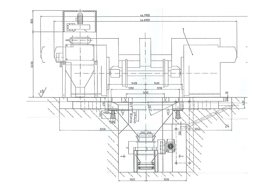 Hegenscheidt, MFD 165 portal wheelset lathe