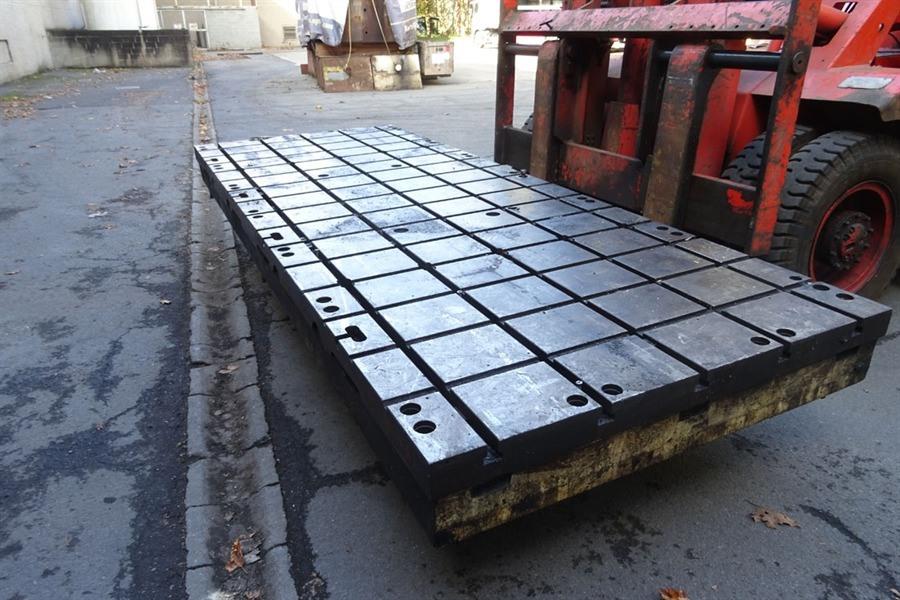 T-slot Table, 4000 x 1500 mm