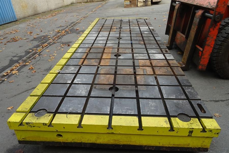 T-slot Table, 5000 x 1750 mm