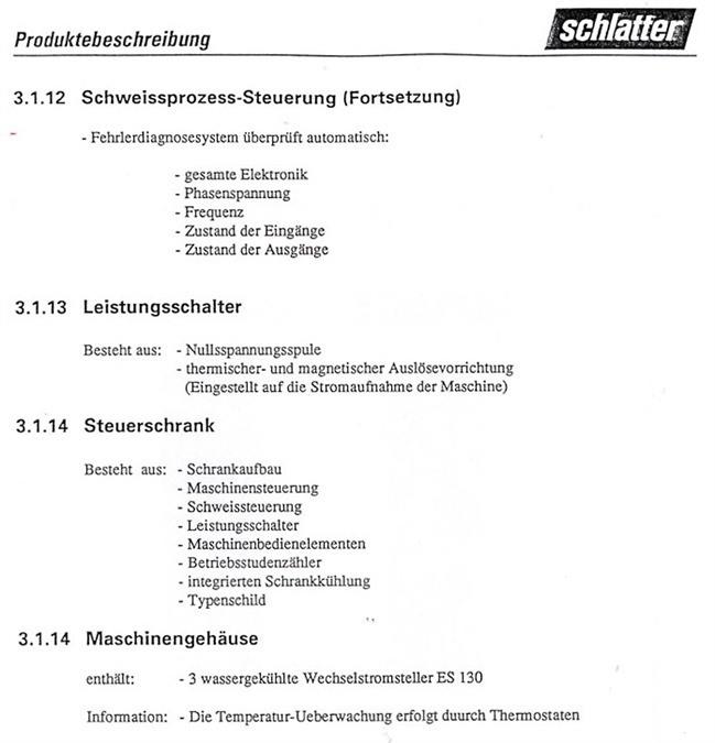 Schlatter CNC, GNPB 48/20/280 seam/roll welding