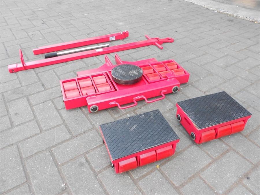 Trolley system, for moving machinery 24 ton