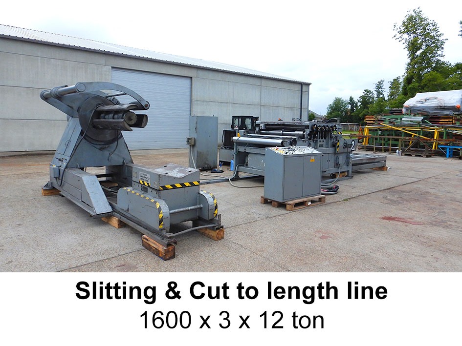 Iowa, Slitting & cut to length 1600 x 3 x 12 ton